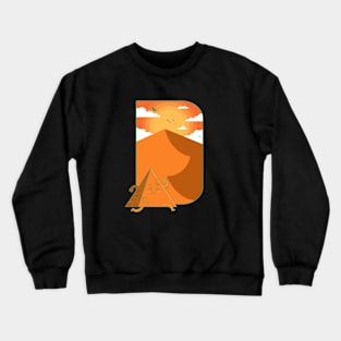 D for Desert Crewneck Sweatshirt